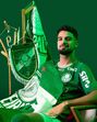 Flaco López joga no clube brasileiro Palmeiras