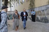 Velório de Luís Represas na Basílica da Estrela com a presença do filho Nuno