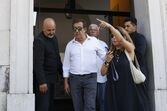 Velório de Luís Represas na Basílica da Estrela, em Lisboa