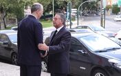 Funeral de Luís Represas à saída da Basília da Estrela