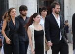 Funeral de Luís Represas à saída da Basília da Estrela