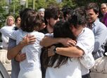 Funeral de Luís Represas à saída da Basília da Estrela
