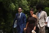 Pedro Timóteo, Maria Sampaio e o amigo são vistos em Lisboa