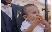 Gonçalo Ramos com o filho do casal, Bernardo