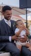 Gonçalo Ramos com o filho do casal, Bernardo