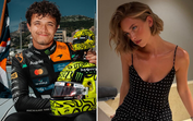 Magui Corceiro e Lando Norris