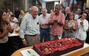 Festa de aniversário de Jorge Sales Henriques organizado por Margarida Maldonado Freitas nas Caldas da Rainha