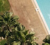 A piscina do Lisbon Marriott Hotel