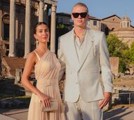 Erling Haaland e Georgina Rodríguez em Roma