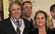 Jorge Jesus com a mulher, Ivone