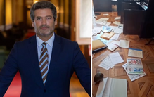 André Ventura mostra gabinete revirado