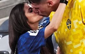 Nos bons e nos maus momentos! Inês Aguiar consola Gyokeres após eliminação do Mundial com beijo apaixonado