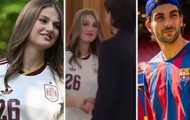 Decifrado o 'flirt' da princesa Leonor com autor do golo da vitória de Espanha no Mundial: a brincadeira da futura rainha que deixou Ferran Torres envergonhado