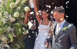João Neves, Madalena Aragão, Vitinha e Nuno Mendes entre os convidados do casamento de Margarida Amaral Domingues e Gonçalo Ramos