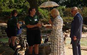 Carlos III e Camila visitam zoo de Londres em data especial
