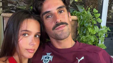 Francisco Trincão admite que o bigode é preferência da namorada Constança