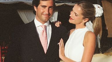Júlia Palha e Frederico Porém Murta casam novamente... com 'Elvis'!
