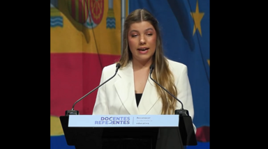 O primeiro discurso oficial da infanta Sofia, perante o olhar orgulhoso de Felipe VI e Letizia