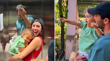 João Neves e Madalena Aragão no Zoo de Lisboa