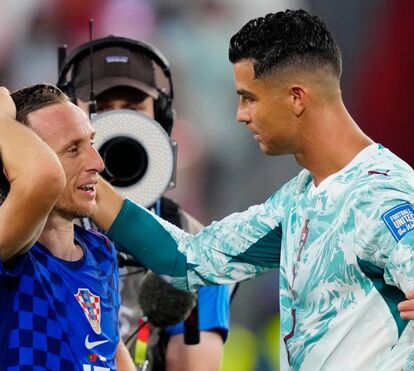 Guerreiros em campo, irmãos para sempre: o gesto que diz tudo sobre a ligação de Cristiano Ronaldo e Luka Modric