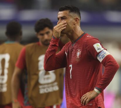 As imagens da dor: As lágrimas de Cristiano Ronaldo após a derrota com a Espanha