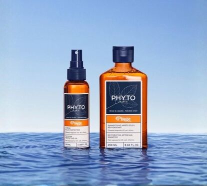 PHYTO PARIS apresenta a gama PLAGE: a rotina antes, durante e depois do sol para proteger e reparar os cabelos expostos aos raios UV, ao sal e ao cloro. 