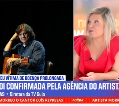 Luísa Jeremias recorda Luís Represas: 'Mais do que partir uma voz, parte um marco de uma geração'