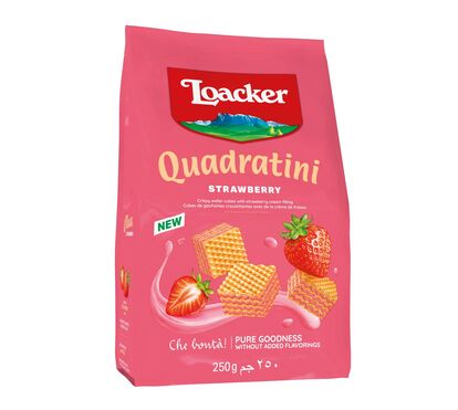 O sabor único da Loacker dá as boas-vindas ao Verão: descubra o novo sabor a morango