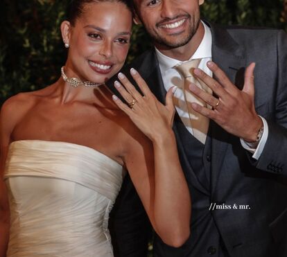 Mundo do futebol junta-se para celebrar o casamento de Margarida Amaral Domingues e Gonçalo Ramos: as mais belas imagens da grande festa