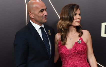 Roberto Martínez com a mulher, Beth Thompson