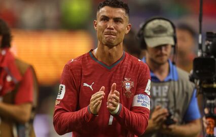 Cristiano Ronaldo em lágrimas na despedida do Mundial 2026