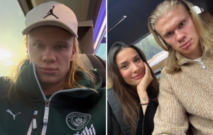 Haaland namora com Isabel Haugseng Johansen