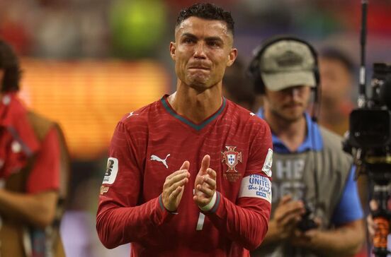 Cristiano Ronaldo em lágrimas na despedida do Mundial 2026