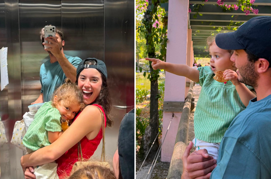 João Neves e Madalena Aragão no Zoo de Lisboa