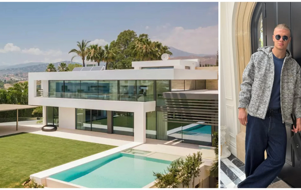 A casa de Haaland em Marbella