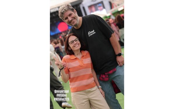 Joana Marques e Daniel Leitão no NOS Alive