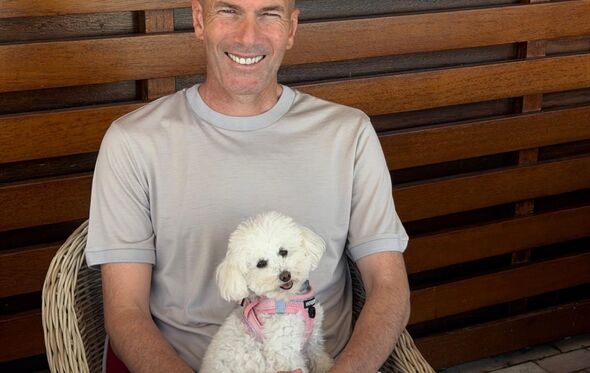 Uma pequena diva! Esta é a Leidy, a inseparável companheira de Zinedine Zidane