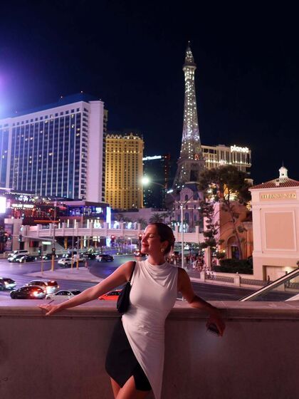 Júlia Palha em Las Vegas