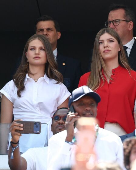 A princesa Leonor e a infanta Sofia