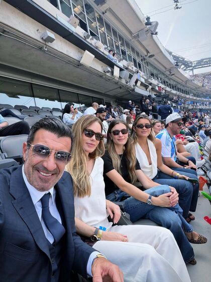 Luís Figo, Helen Svedin, Martina e Stella