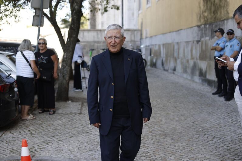 Velório de Luís Represas na Basílica da Estrela, em Lisboa