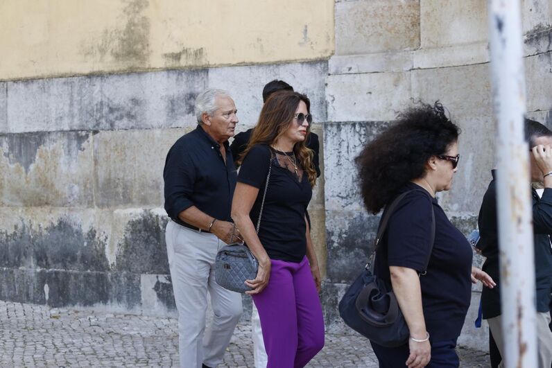 Velório de Luís Represas na Basílica da Estrela, em Lisboa