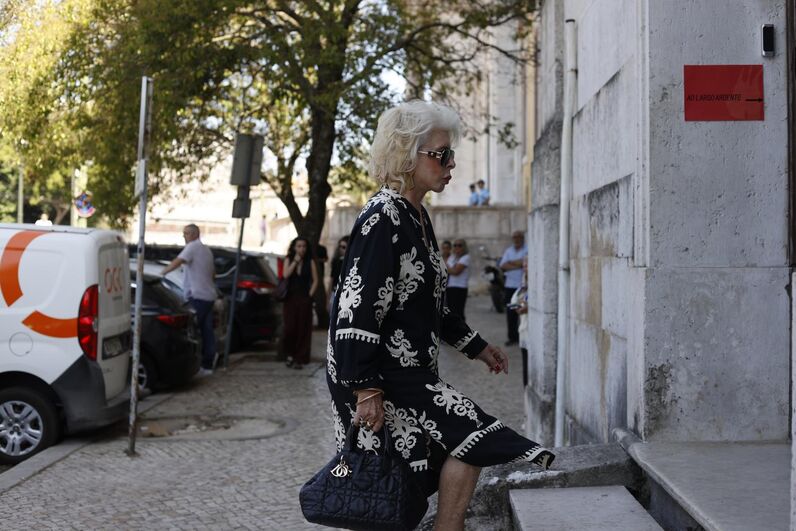 Velório de Luís Represas na Basílica da Estrela, em Lisboa