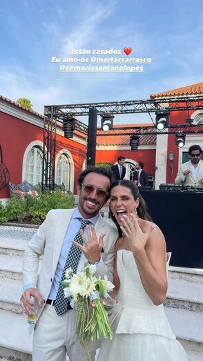 casamento de Zé Maria, filho de Pedro Santana Lopes