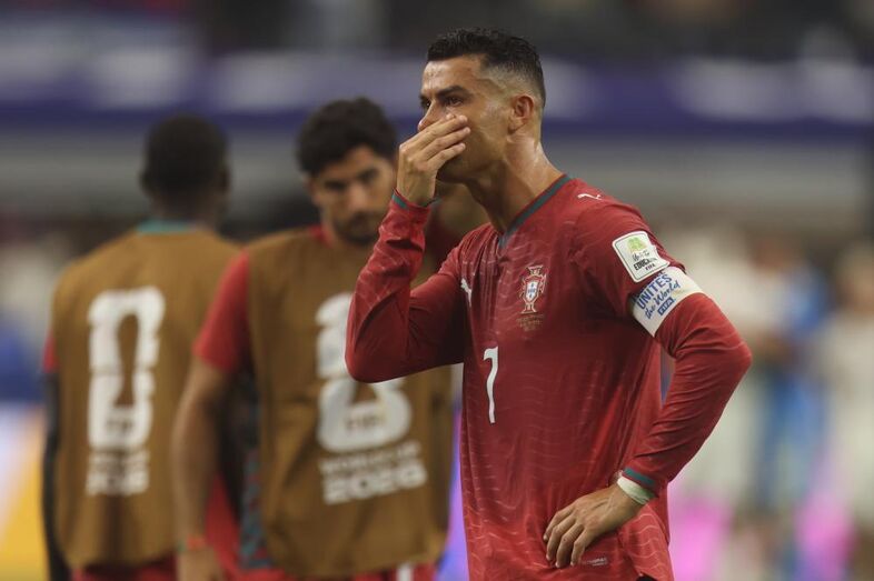 Cristiano Ronaldo em lágrimas na despedida do Mundial 2026