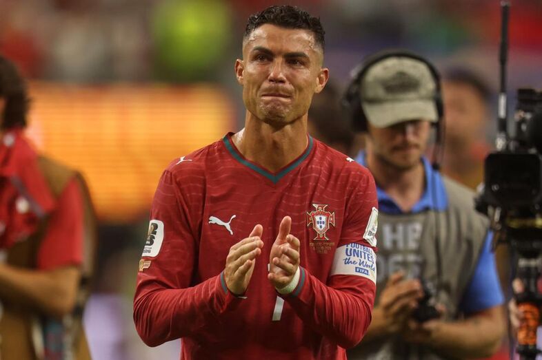 Cristiano Ronaldo em lágrimas na despedida do Mundial 2026