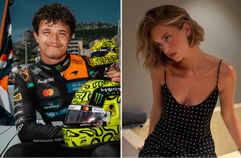 Magui Corceiro e Lando Norris