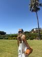 Helen Svedin de férias no Algarve