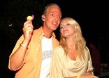 Pedro Leitão e Fátima Preto nas festas da Casa do Castelo, no Algarve
