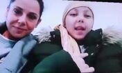 A atriz e a irmã